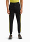 Pantalone Uomo con fascia laterale Nero bianco EA7 Emporio Armani- Francavilla Moda